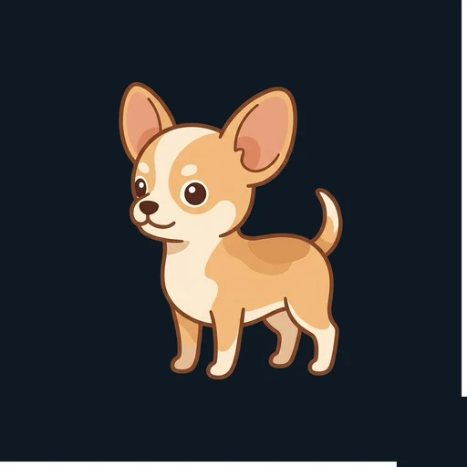 チワワのイラスト
